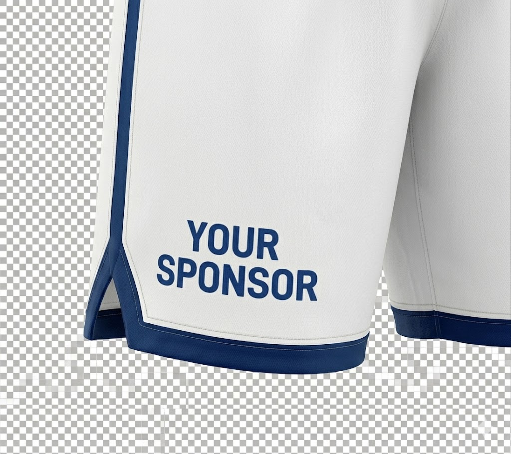 Maillot blanc - zoom détail
