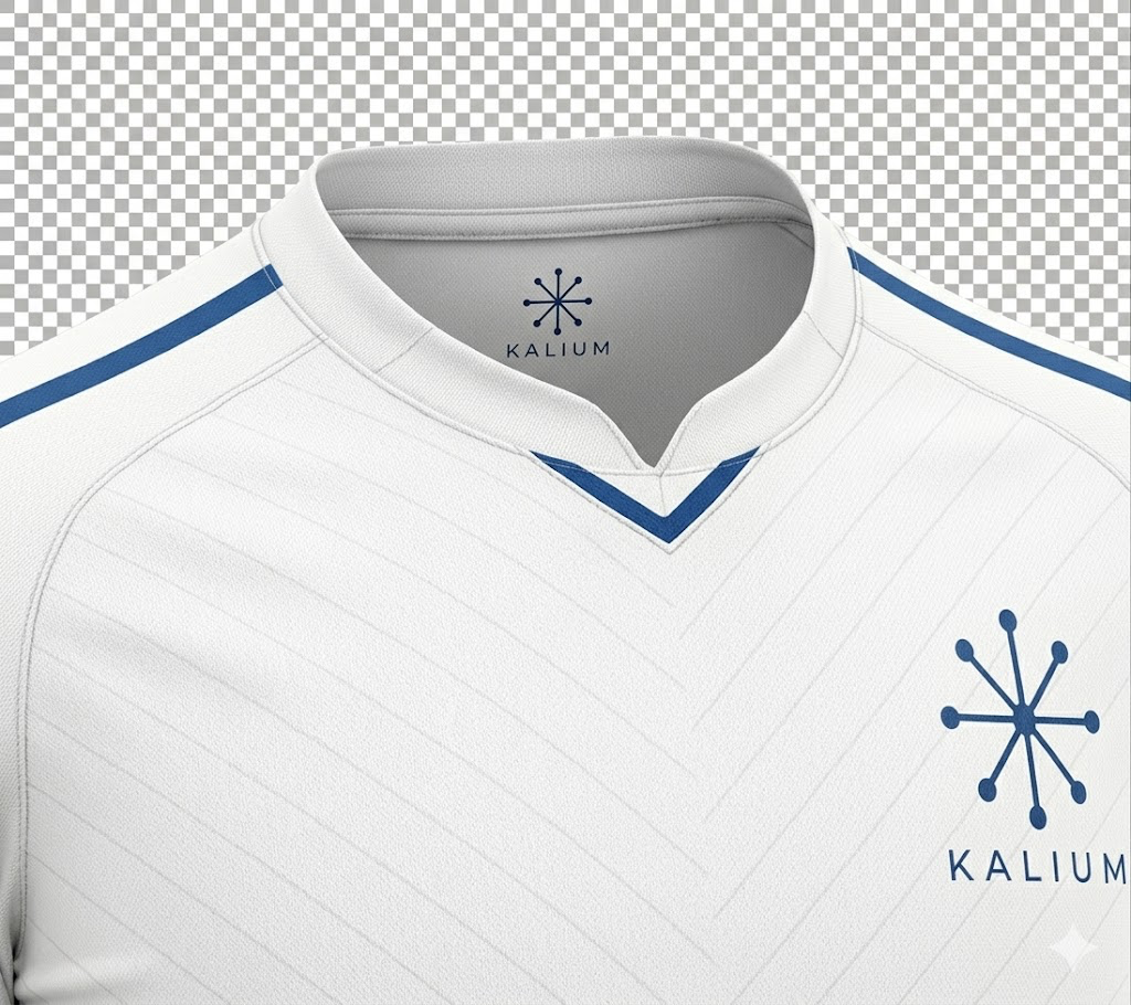 Maillot blanc - zoom haut